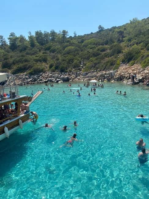 Bodrum: Cleopatra Island Tour with Lunch and Swimming Stops - Meteor Bay: the in-between stop that often decides your mood