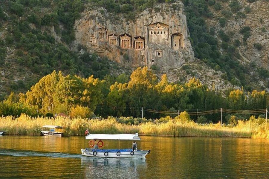 Bodrum: Dalyan Mud Baths & Iztuzu Beach Day Trip with Lunch - Dalyan Mud Baths by Boat: What the Sulfur Soak Is Really Like