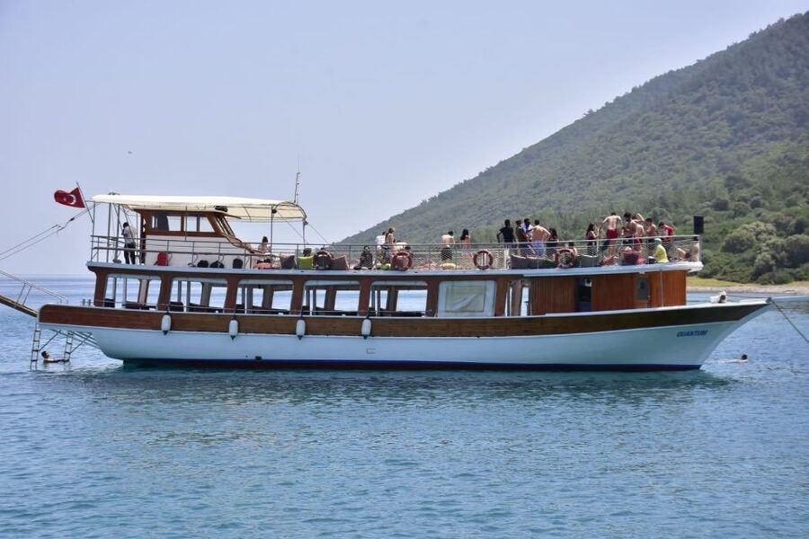 Bodrum: Orak Island Boat Tour with Swim Stops and Lunch - German Bay: Your First Swim Stop and Photo Window