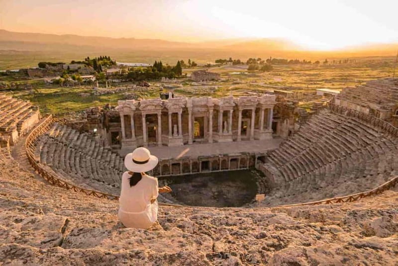 Bodrum:Pamukkale Cotton Castle & Hierapolis Day Trip w/Lunch - Hierapolis ruins: Roman theater, Necropolis, and St. Philippe Martyrion