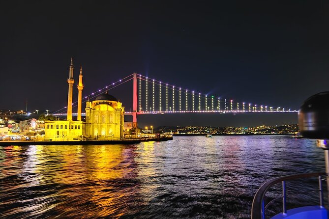 Bosphorus Night Lights: Guided Cruise With Tea and Cookies - Dolmabahçe Palace and Çırağan Palace: Ottoman Glamour by Water