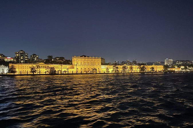 Bosphorus Night Lights: Guided Cruise With Tea and Cookies - Ortaköy Mosque: The Baroque Waterfront Stop for Photos