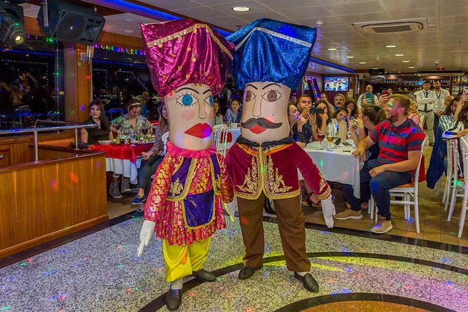 Bosphorus Sightseeing Cruise with Turkish Live Show and Dinner - Dinner Setup: Mezze Starters, Choice of Main, Baklava Dessert
