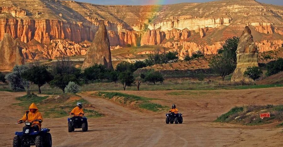 CAPPADOCIA ATV TOUR - The Ride Setup: Helmets, Automatic Bikes, and Following the Lead