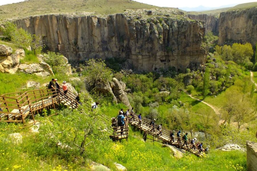 Cappadocia Green Tour: Underground Cities and Ihlara Valley - Selime Monastery: cliff architecture with fairy chimney photo angles