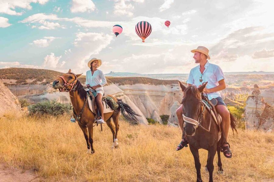Cappadocia: Horse Riding w/Sunrise & Sunset Option - The real action: what the 70 minutes on horseback looks like