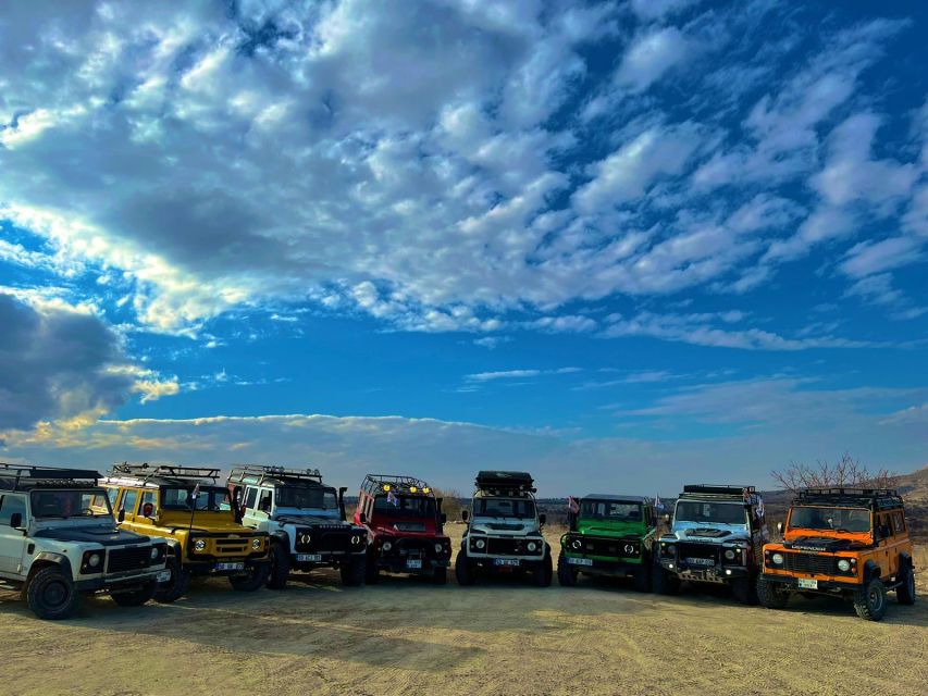 Cappadocia: Jeep Safari with Mini Underground City - The sunrise variant: Swords, Rose, then Love and White Valleys