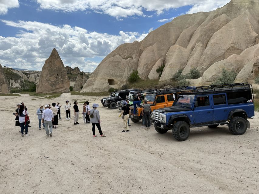 Cappadocia: Jeep Safari with Mini Underground City - Eagle Hill Point and the champagne party moment
