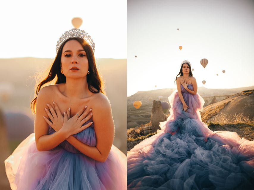 Cappadocia: Photo Shooting With Flying Dresses - The Flying Dress Setup: Satin, Not Tulle, and How You Will Be Guided
