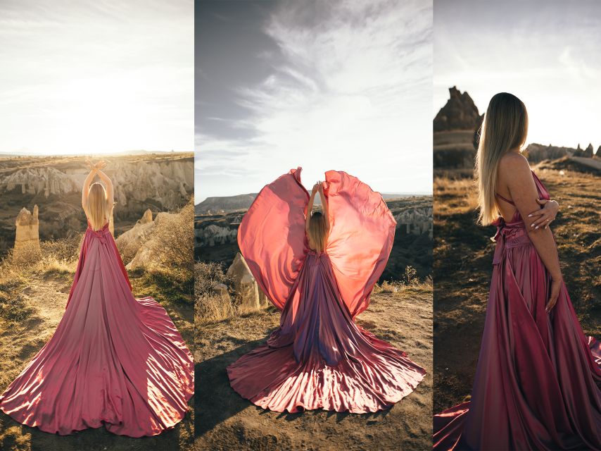 Cappadocia: Photo Shooting With Flying Dresses - What You Get After: Reel Videos, Photo Selection, and Edited Deliverables