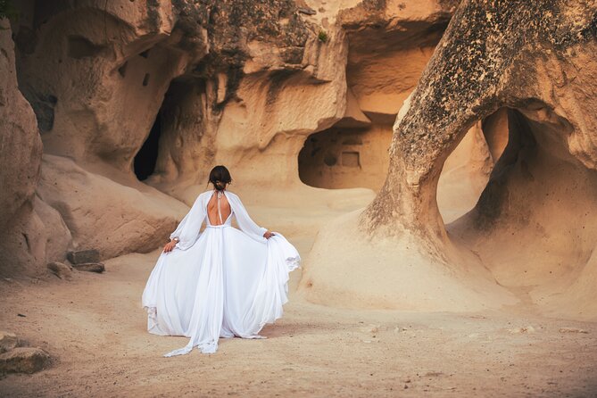 Cappadocia Private Flying Dress & Hot Air Balloon Photoshoot - What If Balloons Are Grounded by Weather