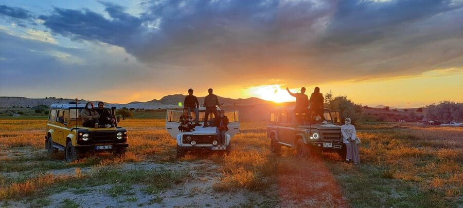 Cappadocia: Private Sunset, Sunrise & Day Jeep Safari Tour - The sundowner moment plus a champagne pop to end the ride
