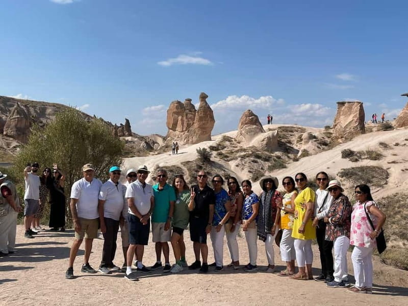 Cappadocia: Red Tour with Zelve Open Air Museum & Pasabag - Love Valley: rock formations, and the key is the viewpoint