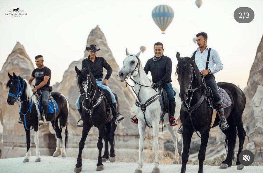 Cappadocia's Sunrise Horseback Riding - Horses, helmets, and safety that you should treat seriously
