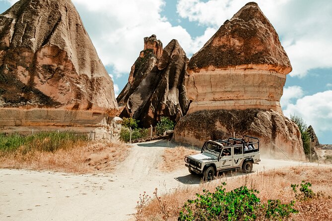 Cappadocia: Sunrise and Sunset Jeep Safari - Pigeon Valley in Uçhisar: pigeon houses and a big viewpoint