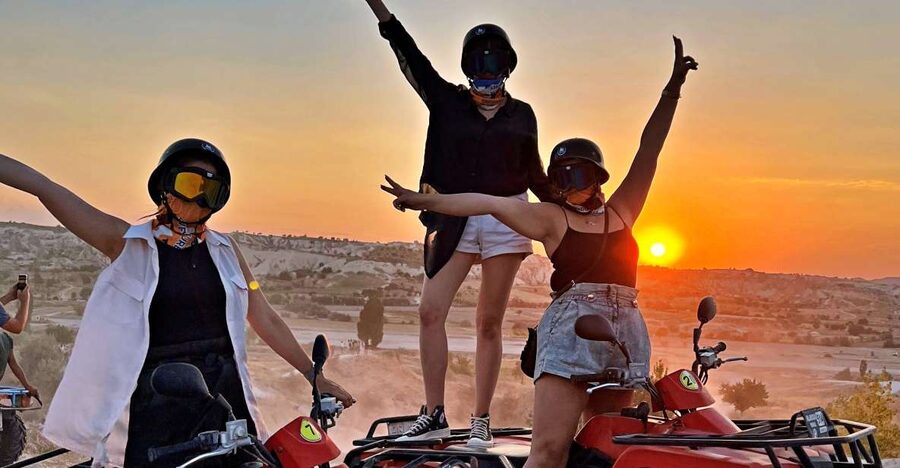 Cappadocia: Sunset or Daytime ATV Adventure Tour - Love Valley: wide roads, big views, and rock formations that look unreal