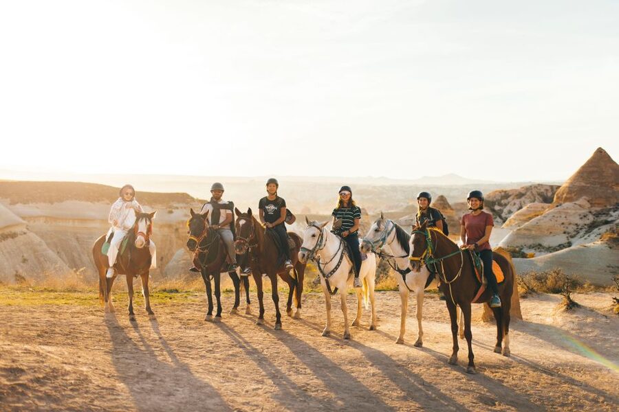 Cappadocia: Sunset or Daytime Horse Riding Tour - The Core Route: Rose Valley, Red Valley, and Fairy Chimneys on Horseback