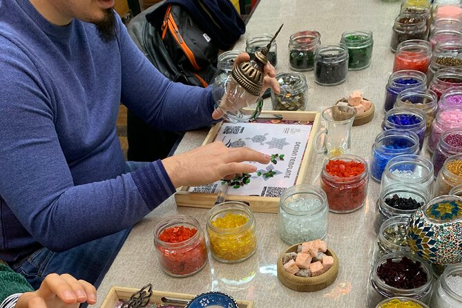 Cappadocia: Turkish Mosaic Lamp Workshop in Göreme - All Included - Design Freedom: Picking Patterns and Colors That Look Good