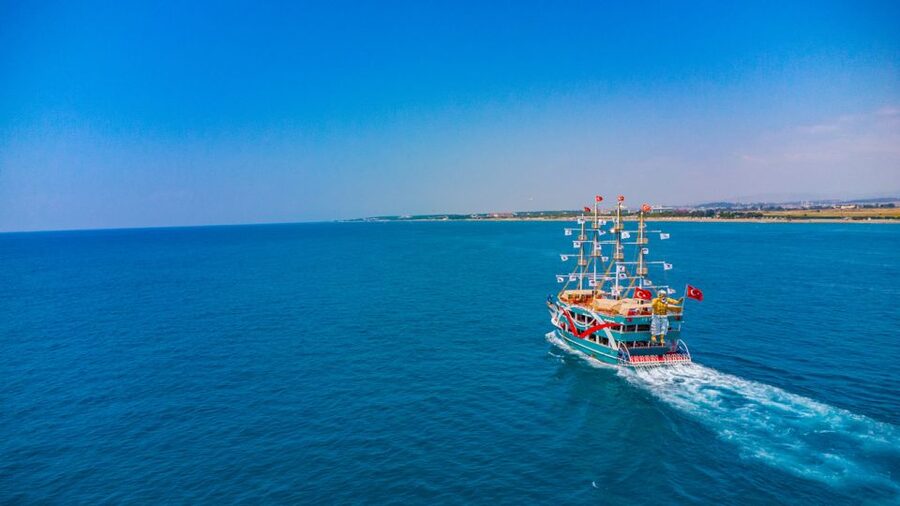 City of Side: All-Inclusive Boat Ride and Foam Party - Swim breaks in river and sea: how to make the most of the water time