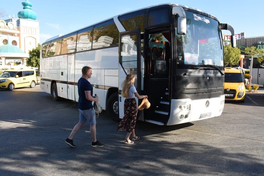 City of Side: City Tour including Waterfalls and Cable Car - The ride into Antalya: built-in time, real-world traffic