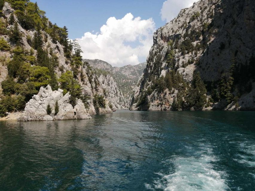 City of Side: Green Canyon Boat Tour with Lunch and Drinks - Fishing time on the lake: included, casual, and good for a break