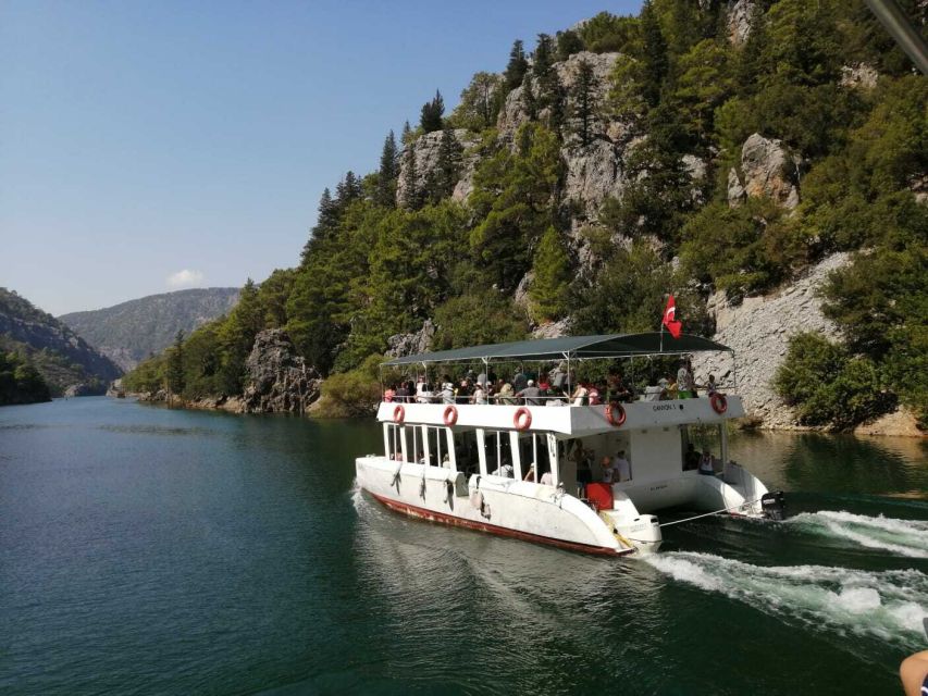 City of Side: Green Canyon Boat Tour with Lunch and Drinks - Oymapınar Dam photo stop: worth it, but keep expectations flexible