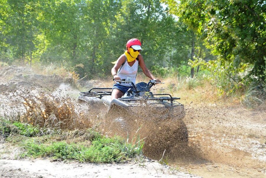 City of Side: Guided Quad Bike Riding Experience - From Side to the Taurus Mountains, by bus then quad