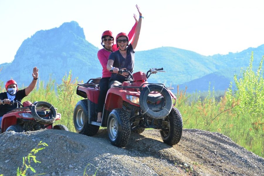 City of Side: Quad Safari Tour - Safety, helmets, and Allianz insurance: how risk is handled
