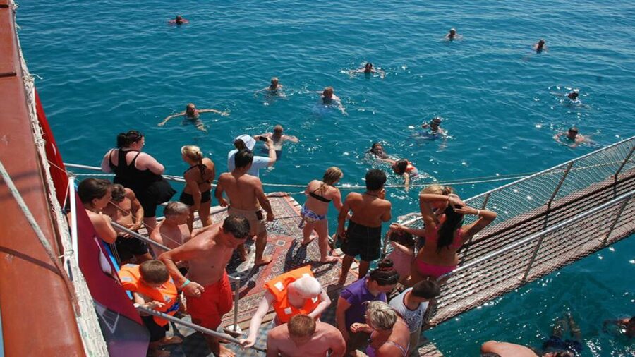 City of Side: Side & Caretta Bay Boat Trip w/ Lunch & Drinks - Lunch and Drinks: A Real Meal on the Water