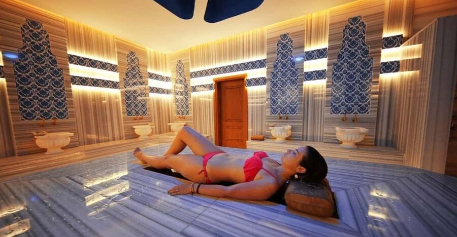 City of Side: Turkish Bath, Massage and Sauna with Transfer - Full-body massage after the hammam, where the relaxation clicks in