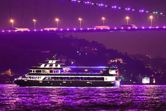 Dinner Cruise with Turkish Show in Istanbul - Rumeli Hisarı on the Bosphorus: a fortress that reads clearly at night