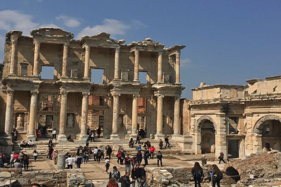 Ephesus: House of Virgin Marry & Artemis w Lunch & Ticket - Entering ancient Ephesus: the Celsus Library to the Great Theater route