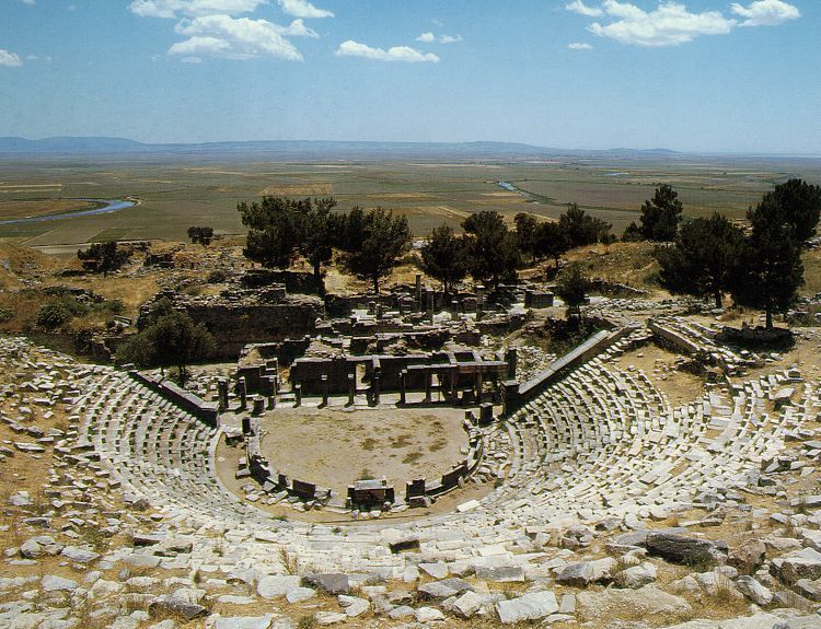 Ephesus, Priene, Miletos and Didyma Tour - Prienes grid plan and Temple of Athena Polias views