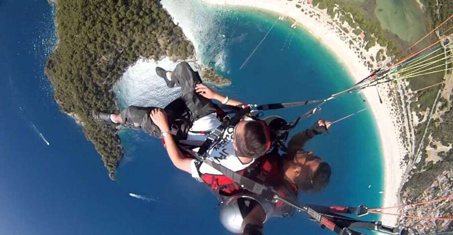 Fethiye: Blue Lagoon Tandem Paragliding w/Photos & Video - Flying from Baba Dag, then gliding over Oludeniz