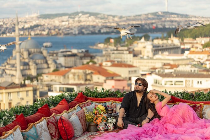 Flying Dress Photography on an Iconic Rooftop in Istanbul - Lightroom, Videos, and the Photo Delivery That Makes This Worth It