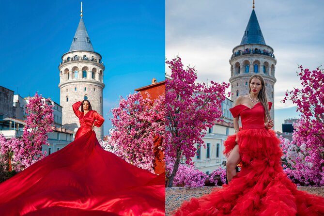 Flying Dress Rooftop Photoshoot in Istanbul (2Concepts, 1dress) - What Private Time With a Professional Photographer Actually Changes
