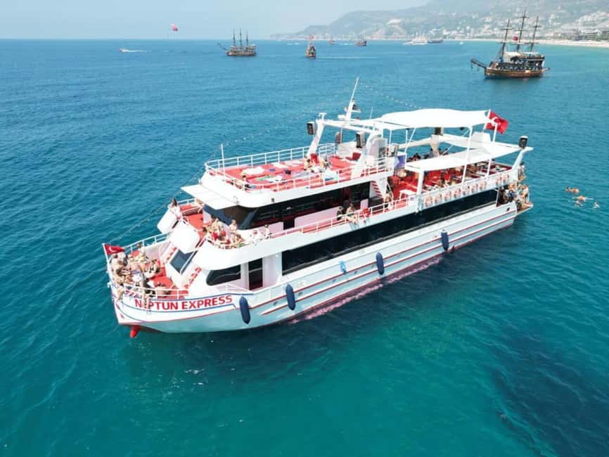 From Alanya: Boat Tour with Unlimited Soft Drinks and Lunch - Getting to the Boat: Alanya Marina Meet-Up or Hotel Pickup