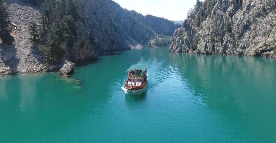 From Alanya: Green Canyon Day Trip with Lunch and Boat Ride - Swim breaks in emerald water: when you get on and off the boat