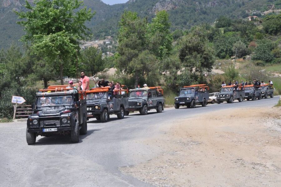 From Alanya: Jeep Safari Tour with Lunch at Dim River - Turkish village time: bread, tea, mosque visit, and snacks that feel real