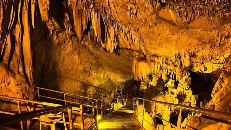 From Alanya: Jeep Safari with Lunch, Dim River & Cave - Dim Cave free time: cool air, optional entrance fee, and short window
