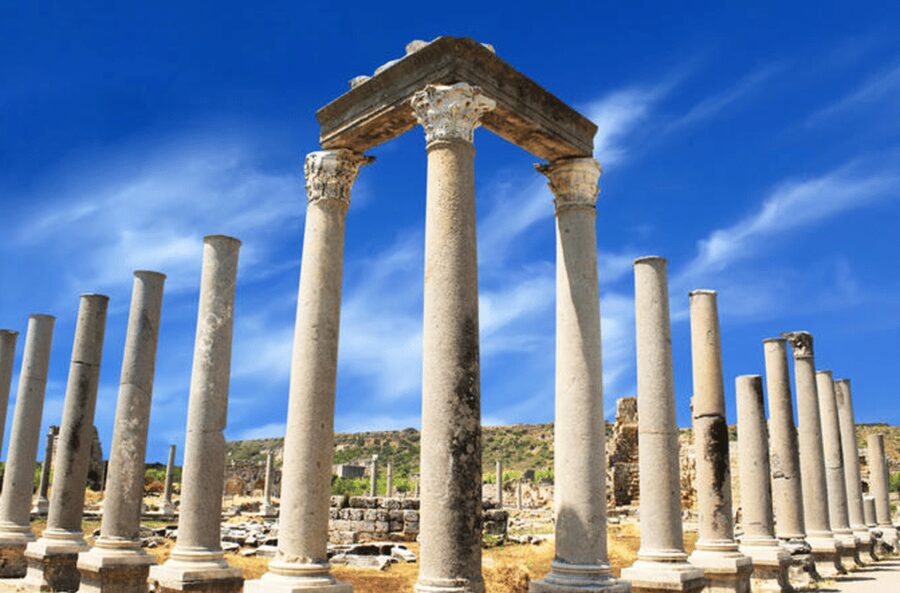 From Antalya: Day Tour of Ancient Roman Sites - Lunch by the river, then Side’s Roman coastal story