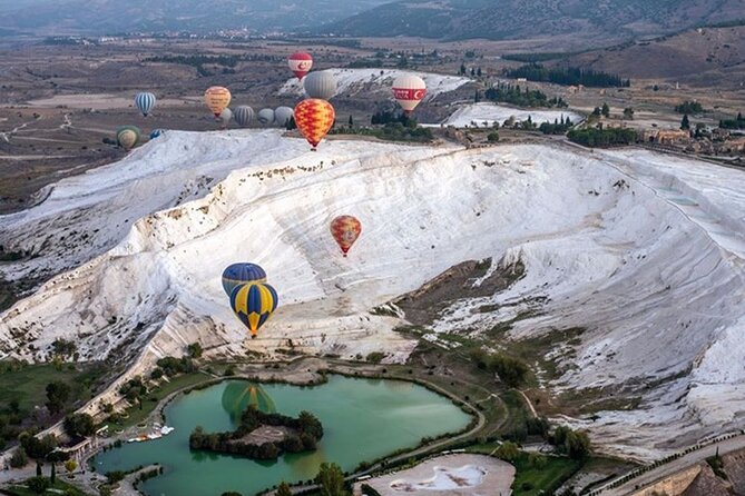From Antalya: Pamukkale Hot Air Balloon Flight with Lunch - Landing, break time, and Pamukkale on foot