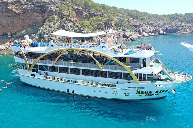 From Antalya To Kemer Mega Star Boat Trip w/Free Transfer - The Mega Star boat experience: roomy decks and an active crew