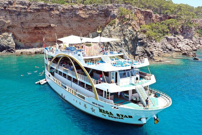 From Antalya To Kemer Mega Star Boat Trip w/Free Transfer - Tekirova and Cennet Bay: short breaks that add up