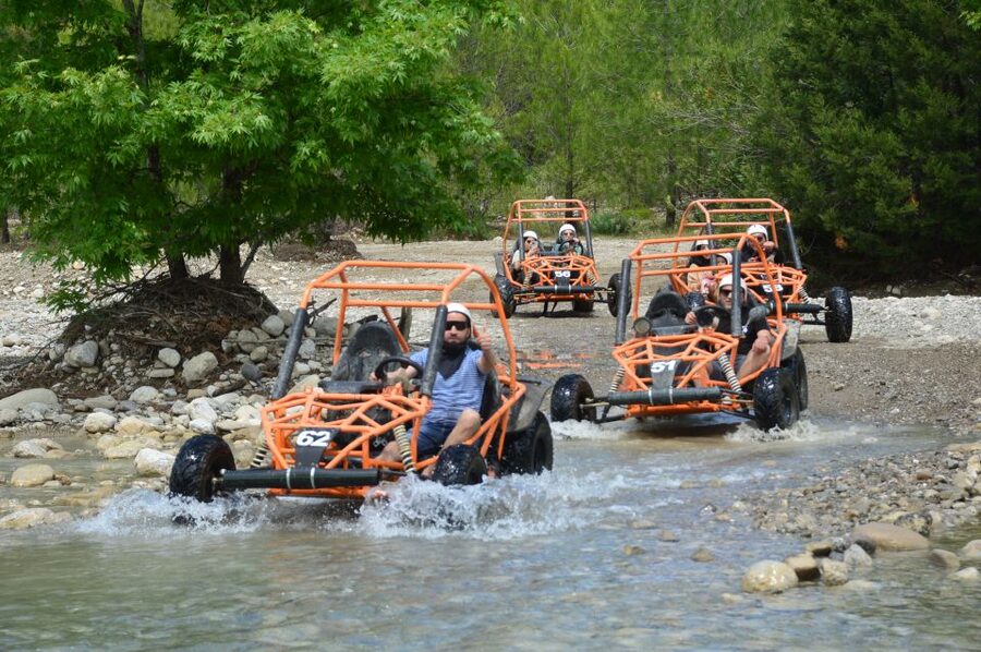 From Belek: Fully Combo Zipline, Quad Safari, Rafting, Lunch - Zipline over the canyon: short ride, strong payoff