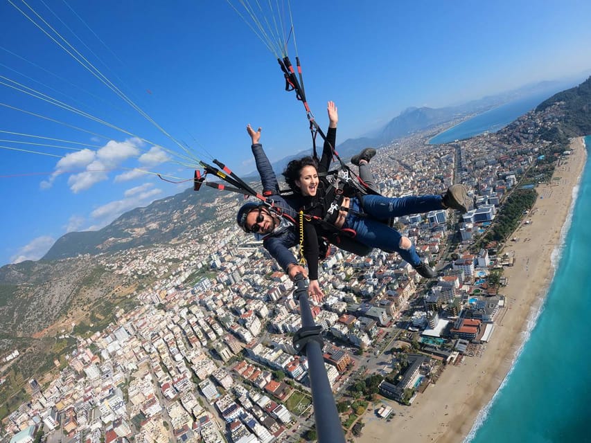 From City of Side: Alanya Tandem Paragliding w/ Beach Visit - Landing on Cleopatra Beach: smooth, guided, and right where you want to be