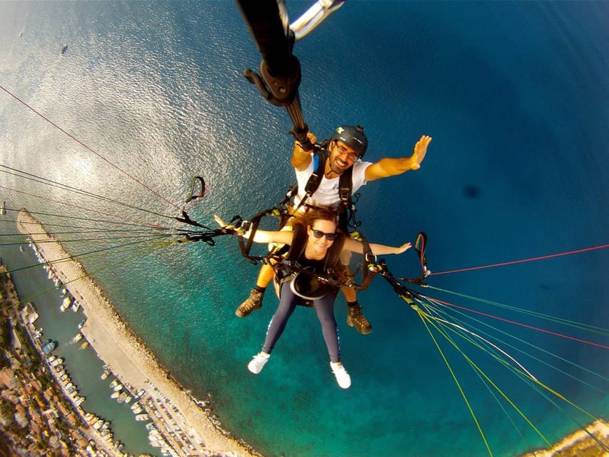 From City of Side: Alanya Tandem Paragliding w/ Beach Visit - Pickup in Side and the timing you should plan around