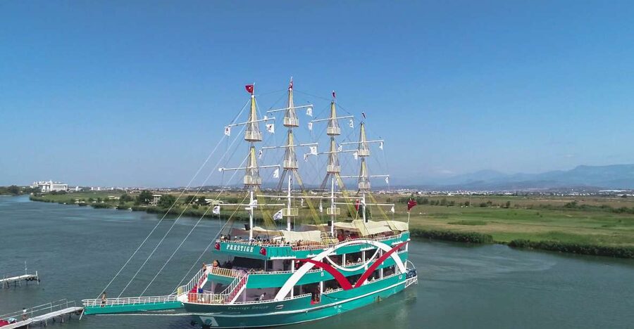 From City of Side: Dolphins Island Boat Trip with Transfer - From Manavgat River to Dolphins Island: Cruise Time With Views