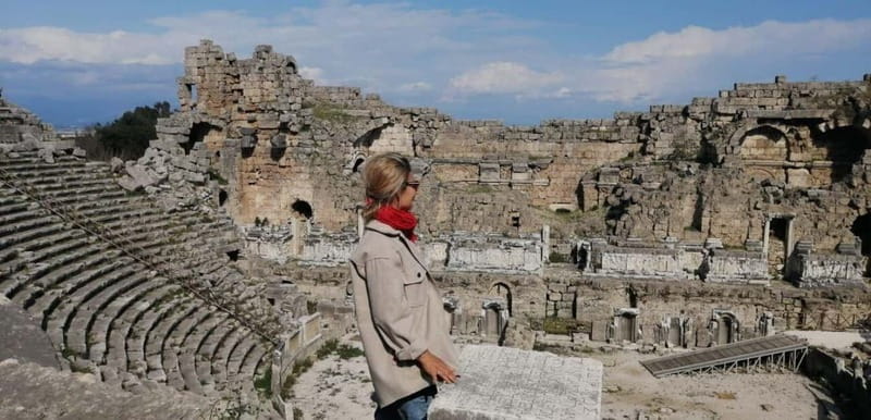 From City of Side: Perge, Aspendos & Kurşunlu Waterfall Trip - Perge Ancient City: The Best Walk of the Day