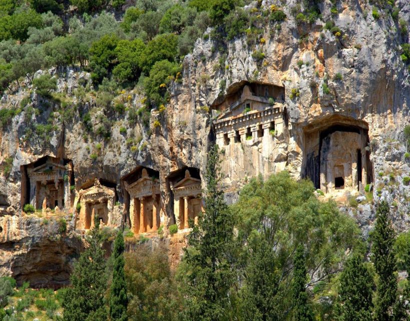 From Fethiye: Dalyan Day Trip with Mud Bath and Turtle Beach - A day on the Dalyan River, from port to tombs